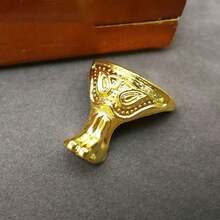 4pcs/Set Metal Corner Guards Furniture Sofa Bed Frame Leg Decorative Edge Support Feet - Gold - View 5