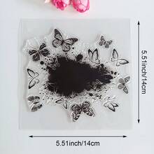 Clear Silicone Stamps Vintage Floral Background Scenery & Country Manor Bird Flower Patterns For DIY Junk Journal Scrapbook & Photo Album Crafts - Nature - View 37