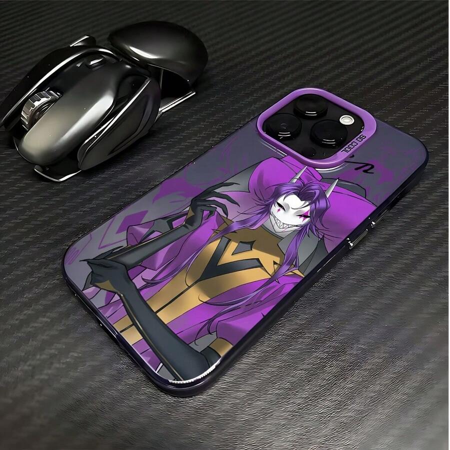 Funda para Teléfono - Funda de Teléfono Moderna F-Freaks Circus Cool Compatible con Iphone 17 16E 16 15 14 13 12 11 Mini Pro Max Air X XR XSMAX 8 7 Plus, Cubierta Trasera Mate Anticaídas - Negro - Ver 1