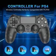 Wireless Controller Compatible With P4/Pro/Slim & PC – 1000mAh Battery, Dual Vibration, 6-Axis Motion Sensor, Touchpad, Audio Jack - Multicolor - View 7