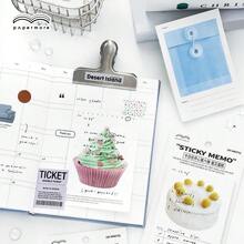 30pcs PaperMore Today's Sweet Series Sticky Notes, Korean Artistic Style Memo Pads, Retro Decorative Bottom Paper Suitable For Diary, Planner, Album, And Daily Office Memo - A - View 2