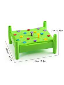 Toddler Hammer Peg Toy, Color Sorting Pound Peg Educational Game, Early Learning Kids Interactive Gift - 彩色 - 查看 10