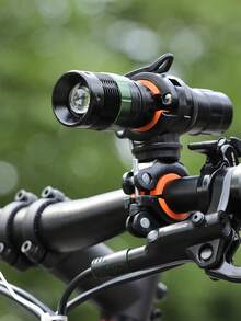 TOSUOD Bicycle Front Light Mount Clip Flashlight Holder Rotatable Light Bracket Cycling Accessories - Multicolor - View 1