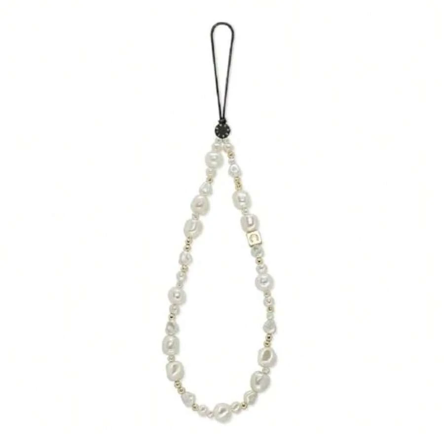 - Abalorio de teléfono con arco iris brillante/caramelo brillante/perla clásica/perla arcoíris - Perla clásica - Ver 1