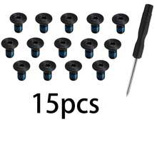 Tornillos compatibles para billetera Ridge, 14 piezas anti-aflojamiento, adecuados para reemplazo de tornillos de billetera Ridge y destornillador Torx T5, compatibles con RidgeWallet & billetera de metal minimalista RFIDW - A - Ver 8