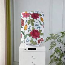 Water Dispenser Bottle Cover For 5 Gallon Water Jug, Rose Print Durable Fabric Water Dispenser Sleeve, Elastic Fabric Water Bucket Decorative Protective Cover, Reusable Home Decor Furniture Standard Protective Cover - Multicolor - View 13