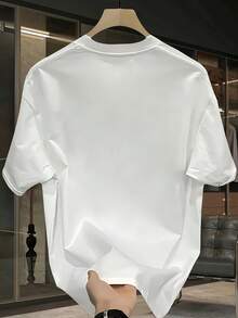 Men's Heavy Cotton T-Shirt - Black - View 8