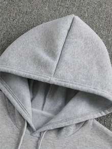 HSUGO  
Sudadera casual con capucha CALIFORNIA USA azul - Gris - Ver 4