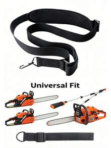 Universal One Shoulder Strap For Lawn Mowers, Thickened Nylon Breathable Sponge Shoulder Pad, Adjustable Length With Hook Design, Compatible With Gasoline Brush Cutters, Electric Trimmers, Garden Weeding And Pruning Machines, Pressure Relief, Comfortable For Long Wear, Anti-Slip, Wear-Resistant, Durable, Anti-Tear, Agricultural Land Clearing Mowing Accessory, Easy Installation And Quick Disassembly, Compatible With Multiple Models, Long-Lasting Outdoor Garden Tool Accessory - Lawnmower Shoulder Strap - View 2