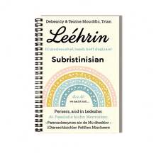 1 pieza Cuaderno de espiral arcoíris soñador, 100 páginas de gran capacidad, práctico y hermoso. Adecuado para múltiples ocasiones, ya sea para registros de trabajo, notas de estudio, planificación diaria o escritura de diario. Una opción de regalo de alta calidad para graduación, cumpleaños y otras ocasiones. - G - Ver 3