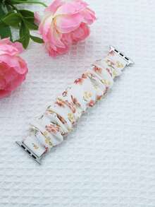1件時尚彈性髮圈錶帶，相容於 38mm/40mm/41mm/42mm/44mm/45mm/46mm/49mm，相容於 Ultra/Se/S10/S9/8/7/6/5/4/3/2/1 型號，適合春、夏、秋、冬，時尚美觀，易於佩戴，適合工作、約會、聚會、運動搭配 - 常規款 - 查看 51