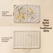 2pcs Silicone Drain Mat, Heat Resistant Non-Slip Countertop Protector, Easy To Clean Multi-Functional Drainage Mat, Suitable For Kitchen Sink, Stove And Dining Table, Ideal For Home Cooks And Apartment Dwellers - Multicolor - View 3