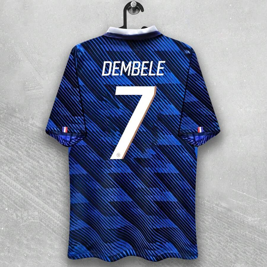 2026 France Home # 7 Dembele Football Jersey, Quick Dry Soccer Uniform For Men DGNT - XL - 查看 1