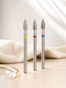 3 Nail Drills, Pre-Treatment Tools For Removing Dead Skin, Cuticles, And Hangnails; Professional Manicure Tools - Multicolor - View 6