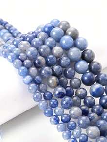 Natural Blue Aventurine Round Loose Spacer Diy Bead For Girls For Jewelry Making Diy Charm Bracelet Necklace Accessories 4/6/8/10mm - Blue Aventurine - View 1
