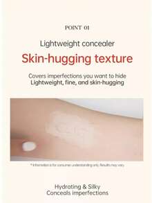 Clio Corrector de Cara de Cobertura Completa - Corrector Líquido de Alta Cobertura para Cicatrices de Acné & Manchas Oscuras - Una Fórmula Mate de Larga Duración que Camufla Pecas, Hiperpigmentación & Ojeras - 04 Color natural - Ver 4