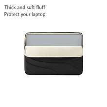 Solid Color Fluffy Laptop Bag, Compatible With MacBook 13/14 Inch, 15/15.6 Inch Laptop Inner Bag - Multicolored - View 4