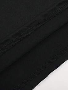 Printed T-Shirt % Cotton - Blue Mystic Edition - Black - View 4