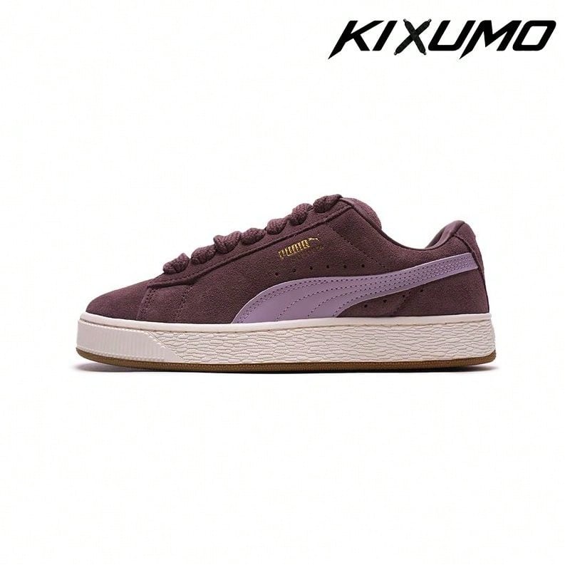 Puma Suede XL Comfortable Versatile Sneakers Purple Sneakers Men 395205-72 - 彩色 - 查看 1