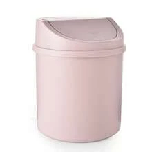 1pc INS Style Bedroom New Heart-Shaped Cute Mini Storage Box For Girls, With Lid Plastic Trash Can, Desktop Trash Can, Suitable For Home Office Desktop Decoration, Coffee Table, Office, Living Room, Study - Multicolor - View 14