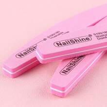 1/2/5/10/20pcs Professional Double-Sided Colorful Sponge Nail File, Crescent-Shaped Shaped Sponge Buffer Strip For Polishing, Buffing And Shaping Nails, Dual-Use For Thick And Thin Nails, Pedicure And Manicure Tool - Multicolor - View 7