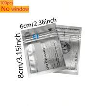100Pcs Resealable Mylar Bags - Smell Proof Reusable Plastic Pouches With Clear Window For Gift Small Items Storage, Party Favor Packaging, Resealable Sealed Zip Lock Pouch - Multicolor - View 18