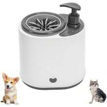 Electric Dog Paw Cleaner, Portable Automatic Paw Washer With Soft Silicone Bristles, Rechargeable Pet Paw Cleaner With Soap Dispenser For Dogs & Cats, Ideal For Muddy Paws After Walking Or Hiking(B) - A - View 8
