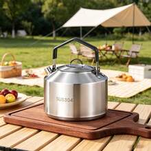 1Pc 1.5L Water Kettle With Black Handle, Large Capacity Portable Water Jug For Indoor Daily Drinking And Outdoor Carrying - View 2
