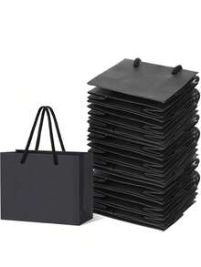 1/5 Stücke weiße Mini-Handgeschenktüten, Geschenkkartentüten, kleine Papier-Party-Gastgeschenkboxen, geeignet für Muttertag, Hochzeit, Geburtstagsverpackung, Größe: 4,7 X 3,9 X 2,3 Zoll - Mehrfarbig - Übersicht 7