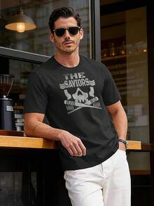 T-Shirts Hommes - Noir - Voir 3