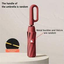 Travel Highway Essential High-Quality New Automatic Folding Umbrella, Rotating Ring Buckle Practical Design, 10-Rib Iron Reinforced Frame, Rubber Handle Comfortable Non-Slip, One-Handed Operation Worry-Free, Minimalist Portable Travel, Perfect Holiday Gift For Friends - New Model - View 12