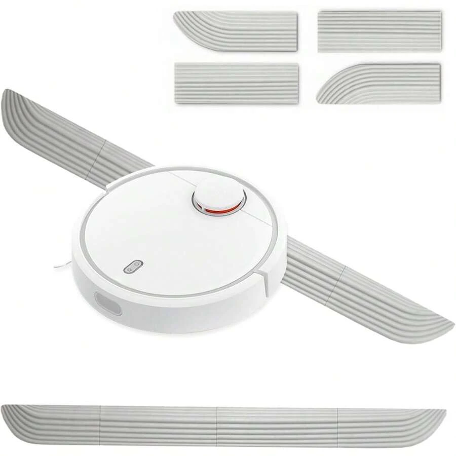Türschwellen-Rampe Für Saugroboter (68,6 X 5,1 X 1,6 Cm) – Steighilfe Für IRobot,  & , Ideal Für Stufen, Kanten & Teppichübergänge, Rutschfeste Unterlage Für Reibungslose Navigation Im Haushalt - A - Übersicht 1