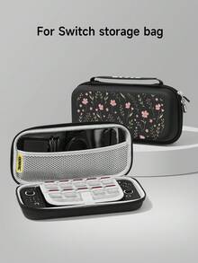 New Switch2 (2025) Game Console Accessories, French Floral Leaf Pattern Switch Protective Case, Compatible With Switch2/Switch NS/Switch OLED/Lite, Suitable For Switch2/Switch Game Console Accessories, Full Set, Storage Bag, Card Slot Dock, Switch Protective Case, Best Gift For Switch Players - Multicolor - View 16