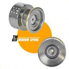 A B U Garcia 紡車釣魚捲線器 Coil 超輕量 TW1000-5000 速度 5.1:1/5.5:1 最大拖曳力 7-12kg 適用於鱸魚、狗魚的鹹水釣具 - 彩色 - 查看 9