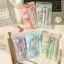 1 Set 7-Piece Stationery Gift Set, Student Gift, Learning Supplies, Back To School Gift, Birthday Present - Sets - View 3