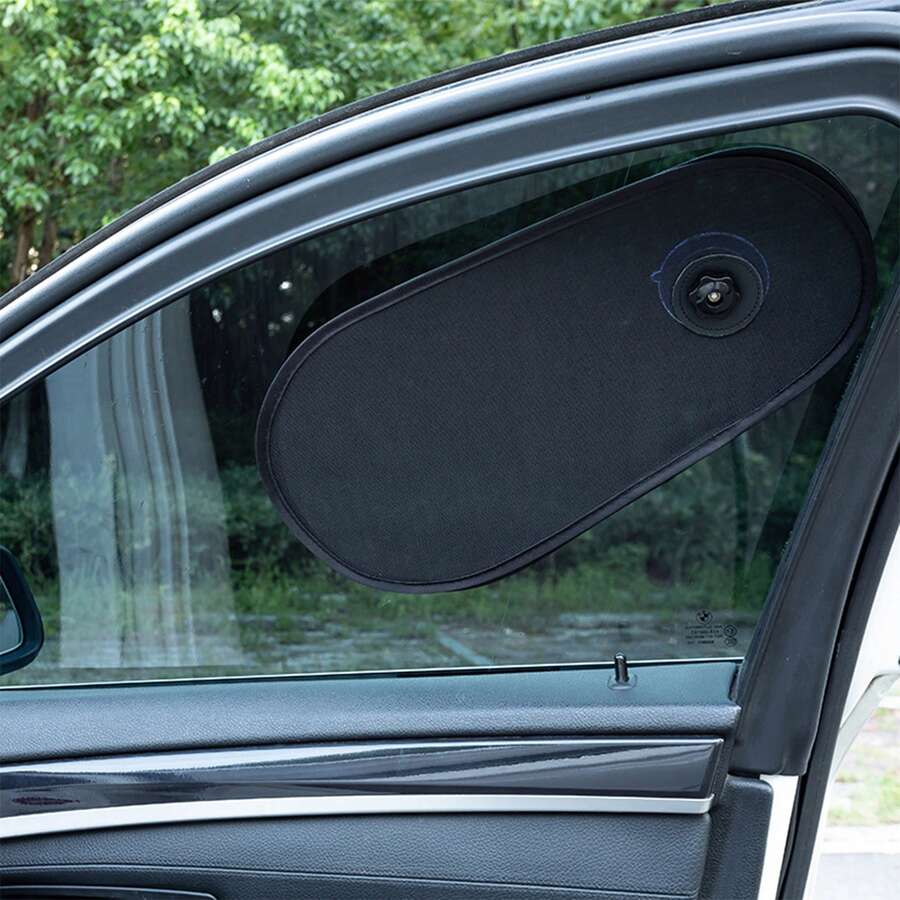 1/2pcs Rotatable Adjustable Car Side Window Sunshade, Sun Protection & Heat Insulation, Unobstructed Panoramic Sunroof Mesh, For Parking Use Only. Adjustable Foldable Car Side Window Sunshade, Sun Protection & Heat Insulation, Unobstructed View. Car Storage, Home & Living Supplies. Convenient & Practical, Sturdy & Durable.
