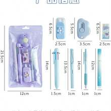 1 Set 7-Piece Stationery Gift Set, Student Gift, Learning Supplies, Back To School Gift, Birthday Present - Sets - View 5