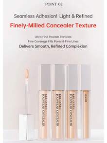 Clio Corrector de Cara de Cobertura Completa - Corrector Líquido de Alta Cobertura para Cicatrices de Acné & Manchas Oscuras - Una Fórmula Mate de Larga Duración que Camufla Pecas, Hiperpigmentación & Ojeras - 04 Color natural - Ver 6