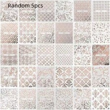 Adesivos de Arte de Unhas em Relevo Floral 3D Europeu, Decalques de Unhas com Design de Videira Floral em Renda Ouro Rosa Autoadesivos, Decoração Geométrica Assimétrica com Glitter, Decoração de Arte de Unhas Floral Primavera/Verão, Adequado para Mulheres e Meninas - Rosa ouro - Visão 12