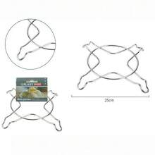 Soporte creativo de hierro forjado para ollas con almohadilla aislante de calor, soporte pequeño para olla de leche en estufa de gas doméstica, rejilla para vaporera con diseño de estrella, pentagrama y hexagrama, estante de almacenamiento - Ver 10