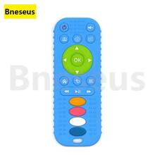 Bneseus 1pc Silicone Teether Toy, Remote Control Shaped Baby Teething Chew Toy, Anti-Choking Wide Design, Cartoon Dinosaur Theme, Suitable For 6-24 Months Boys And Girls Holiday Gift, Ramadan And Eid Gift - Dinosaur-themed Teething Gel - View 11