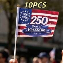 USA 250th Anniversary Flag-Shaped Brooch, 250th Anniversary Commemorative American Flag Memorial Day Decoration - National Flag - View 13