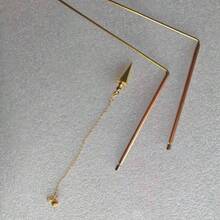 Dual-Color Dowsing Rod Set, Pure Metal Dowsing Rods, Paranormal Detection Rods, Intuition Detection Rods - For Tools/Water/Treasure Tools/Buried Objects, No Charging Required - Two-color Dowsing Ruler + - View 9