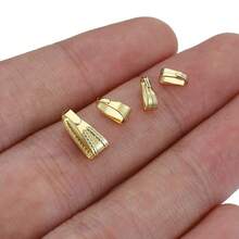 50Pcs Stainless Steel Lobster Clasp Smooth Pattern Embossed Pendant Clip Connector Suitable For DIY Handmade Necklace Jewelry Accessories - H2462 - View 5