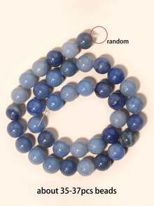 Natural Blue Aventurine Round Loose Spacer Diy Bead For Girls For Jewelry Making Diy Charm Bracelet Necklace Accessories 4/6/8/10mm - Blue Aventurine - View 16