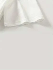 Camiseta de Moda para Hombre con Estampado - Blanco - Ver 4