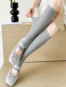 1/3 Pairs Frill Ruffle Stacked Leg Warmers, Thin Cool Lazy Sock Covers, Skin-Friendly Breathable Premium Open Toe Ruffle Leg Warmers For Women - Multicolor - View 7