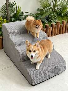 3/4/5-Step Pet Stairs, Bed/Sofa Ramp, Non-Slip Wear-Resistant, Detachable And Washable, Suitable For Injured, Joint Pain Elderly Dogs And Cats, Best-Selling Model - Multicolor - View 1