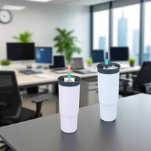 - Pajitas de repuesto compatibles con vaso de 24 onzas, con 1 cepillo para polvo, paquete de 6 6 colores - 6 colores - Ver 6