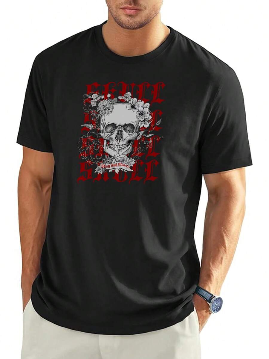 T-Shirts Hommes - Noir - Voir 1